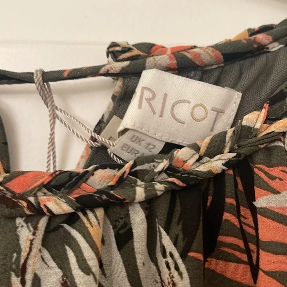 APRICOT UK Sundress/NWT/Midi Dress/Tropical print - Picture 2 of 12